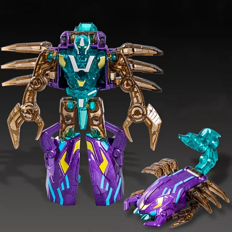 2in1 Bidsprinkhaan/Schorpioen Transformatie Robot Speelgoed Multi-joint Simulatie Dier Vervorming Robot Educatief Speelgoed voor Kinderen Gift