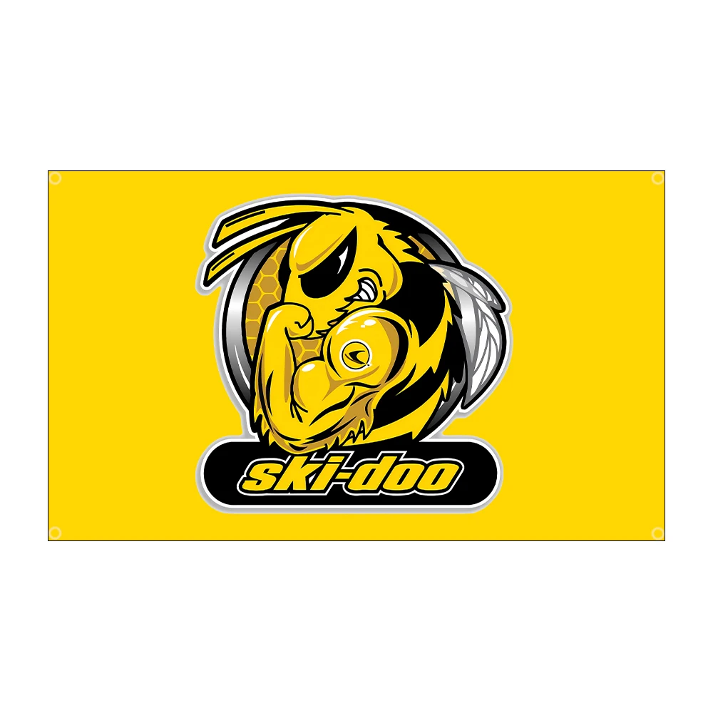 60X90CM 90X150CM Snowmobile Ski-doos Flag Polyester Printed Can-amS Brp Poster Banner For Decor Wall Art Out Door Decoration