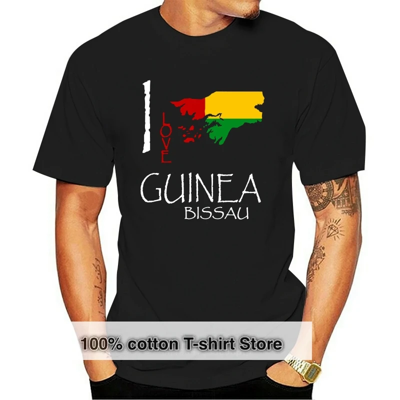 2018 Hot Sale 100% Cotton GUINEA BISSAU Culture Flag T SHIRT TEES Tee Shirt