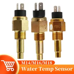 Universal Water Temperature Sensor M14/M16/MI8 Thread Fit For Water Temperature Gauge Meter Car Boat Marine