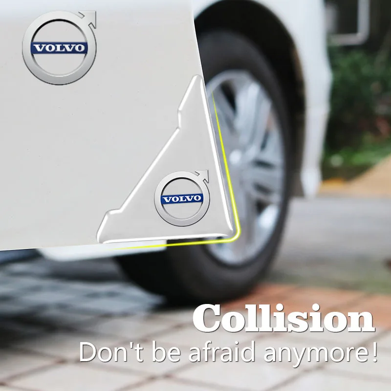 

For Volvo 4Pcs Car Door Protection Sticker Dash-proof Buffer Adhesive For Volvo XC90 V90 V60 XC60 V40 S80 S60 S90 C40 XC40 V70 X