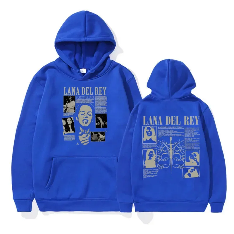 

Music Album Print Women Hoodies Singer Lana Del Rey Ultraviolence Women Hip Hop Vintage Fleece Sweatshirts Oversized Streetwear