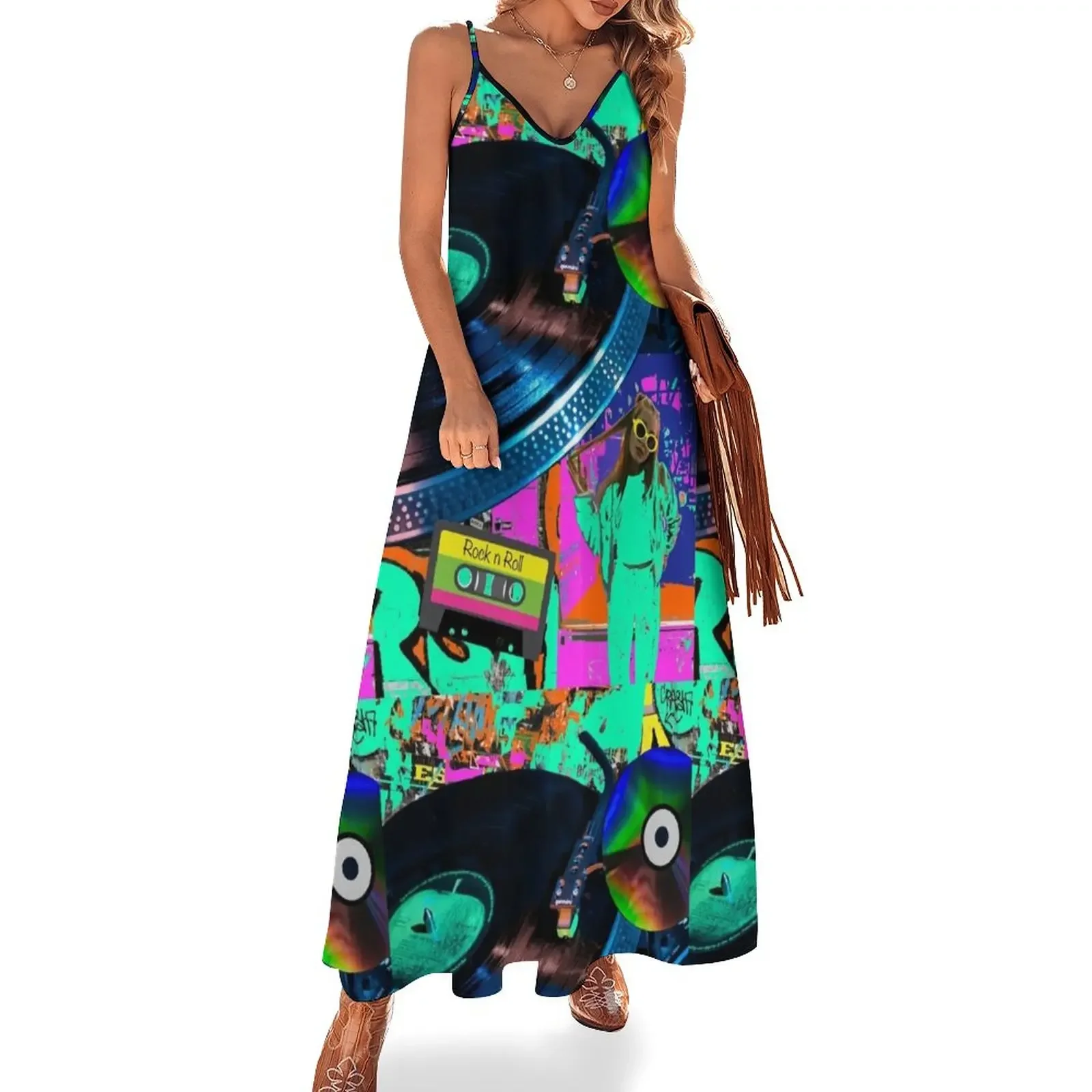 

Music Sleeveless Dress dresses for special events women's clothing summer 2025 novelties african dresses for woman Dress