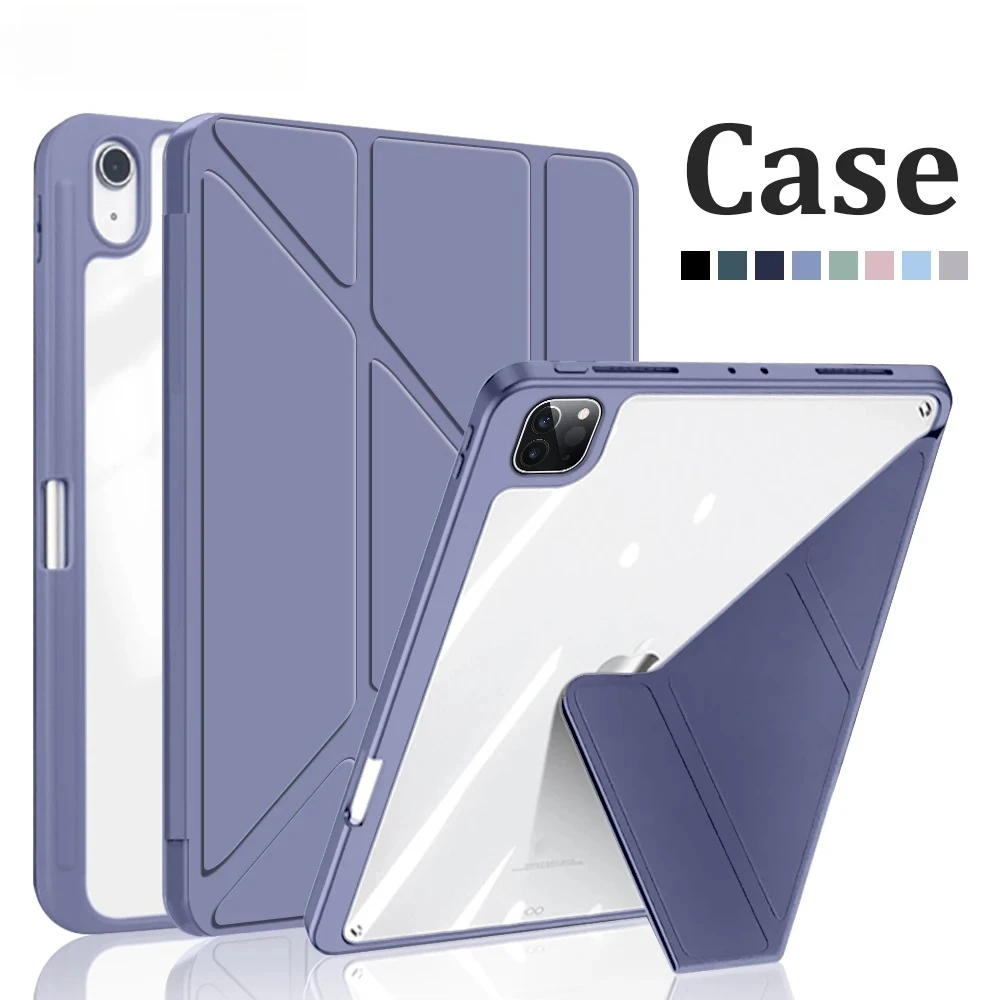 For iPad A16 11th Case Pro 13 11th M5 M4 12.9 10 9 10th 9th Generation Cases For Ipad Air 11 M3 M2 5 4 3 2 2025 Protective Cover