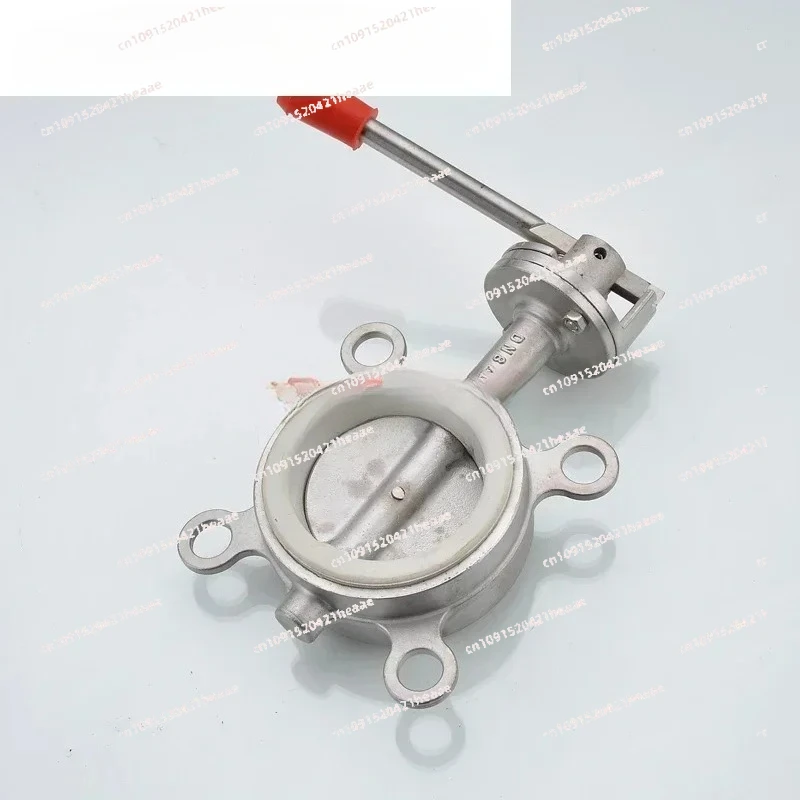 Suitable for D71X-140P clamp type butterfly valve 304 stainless steel manual butterfly valve 16PDN50 65 80