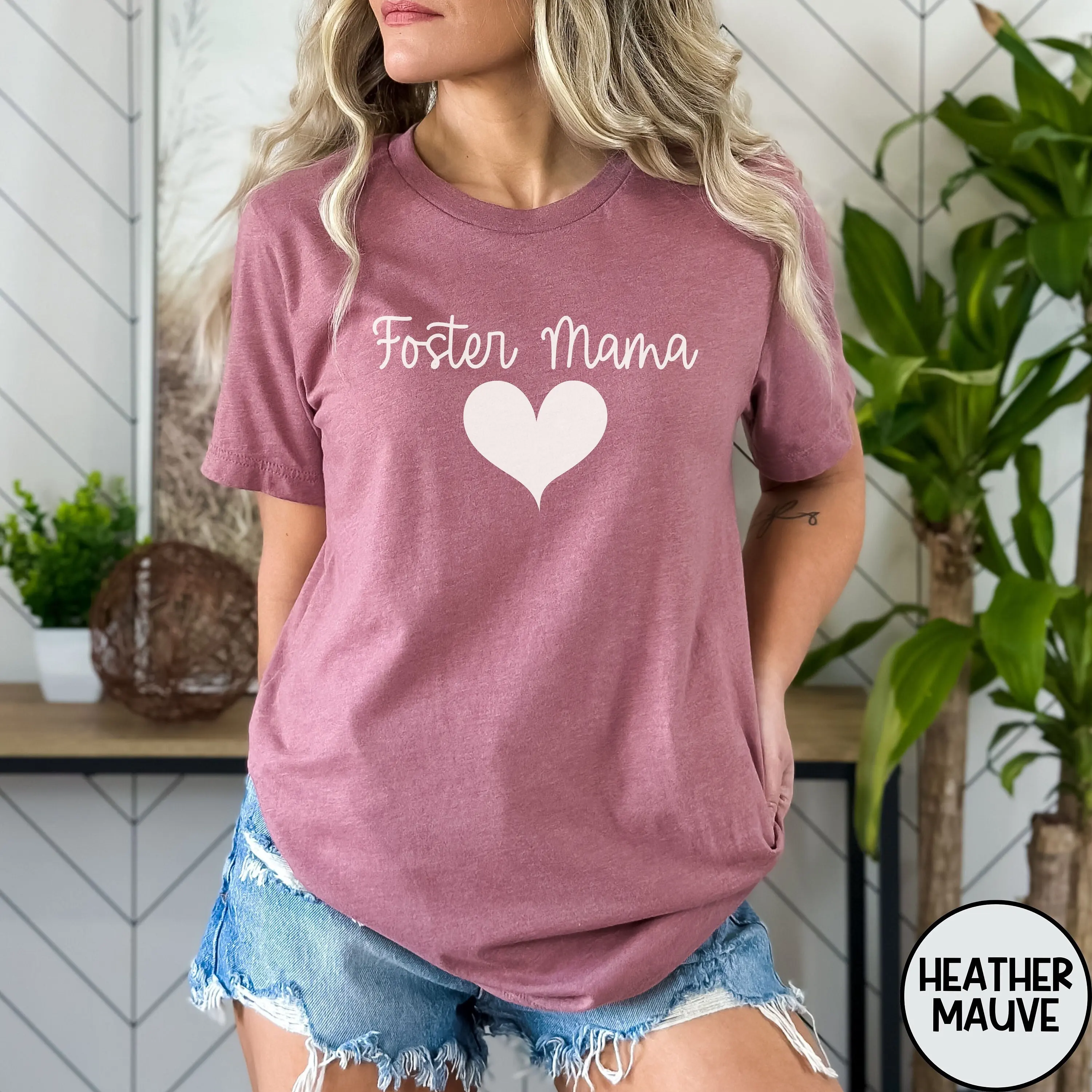 

Футболка Foster Mama Mom Care для родителей, социальная работа, а также S Bonus с круглым вырезом