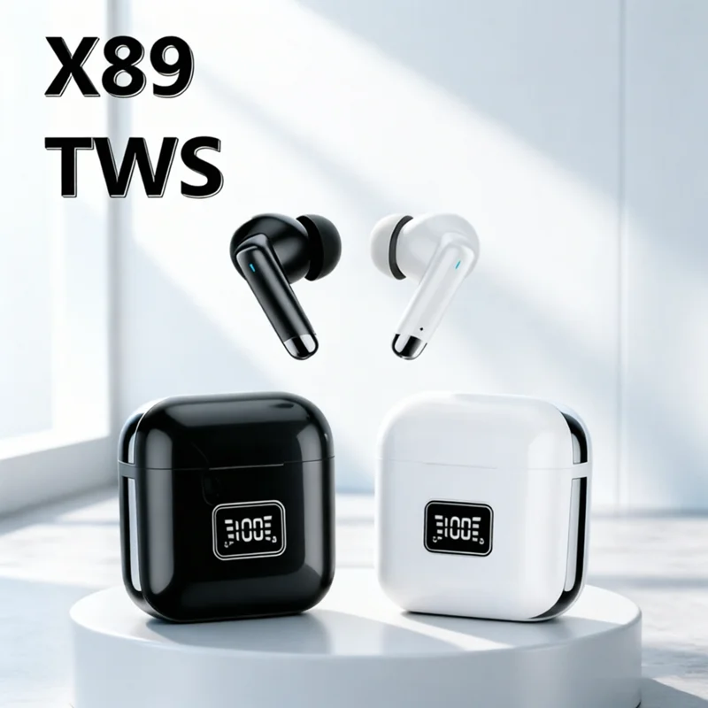X89 Bluetooth headset 5.3 Headphones Sport Earphones Waterproof Noise Reduction in-ear Wireless Earbuds With Mic