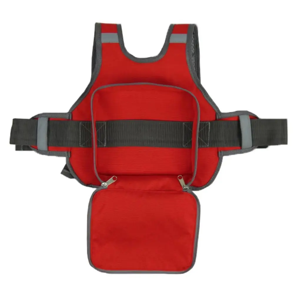 Adjustable Strap Motorcycle Safety Belt Reflective Strip Non-slip Safety Seat Harness Sturdy Storage Bag