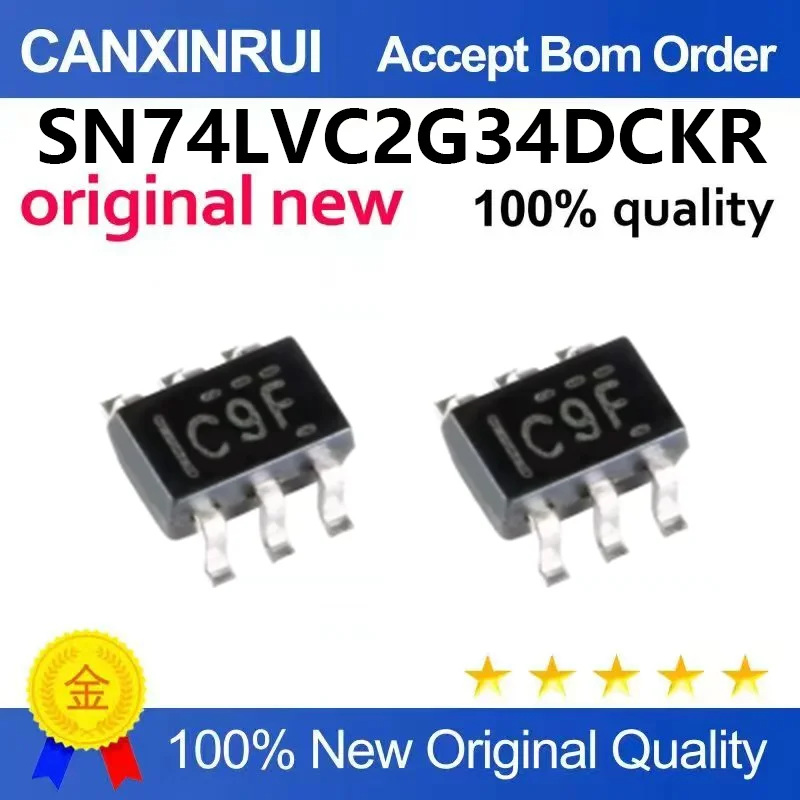 （5pcs-100pcs）New original SN74LVC2G34DCKR silk screen C9 * SOT363 dual buffer gate logic chip