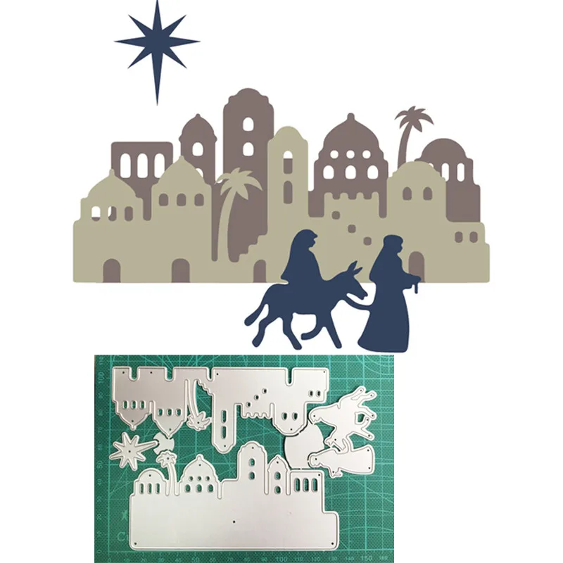 

Craft dies castle walker prayers metal cutting dies cut die mold decoration Scrapbook dies knife mould blade punch stencils dies