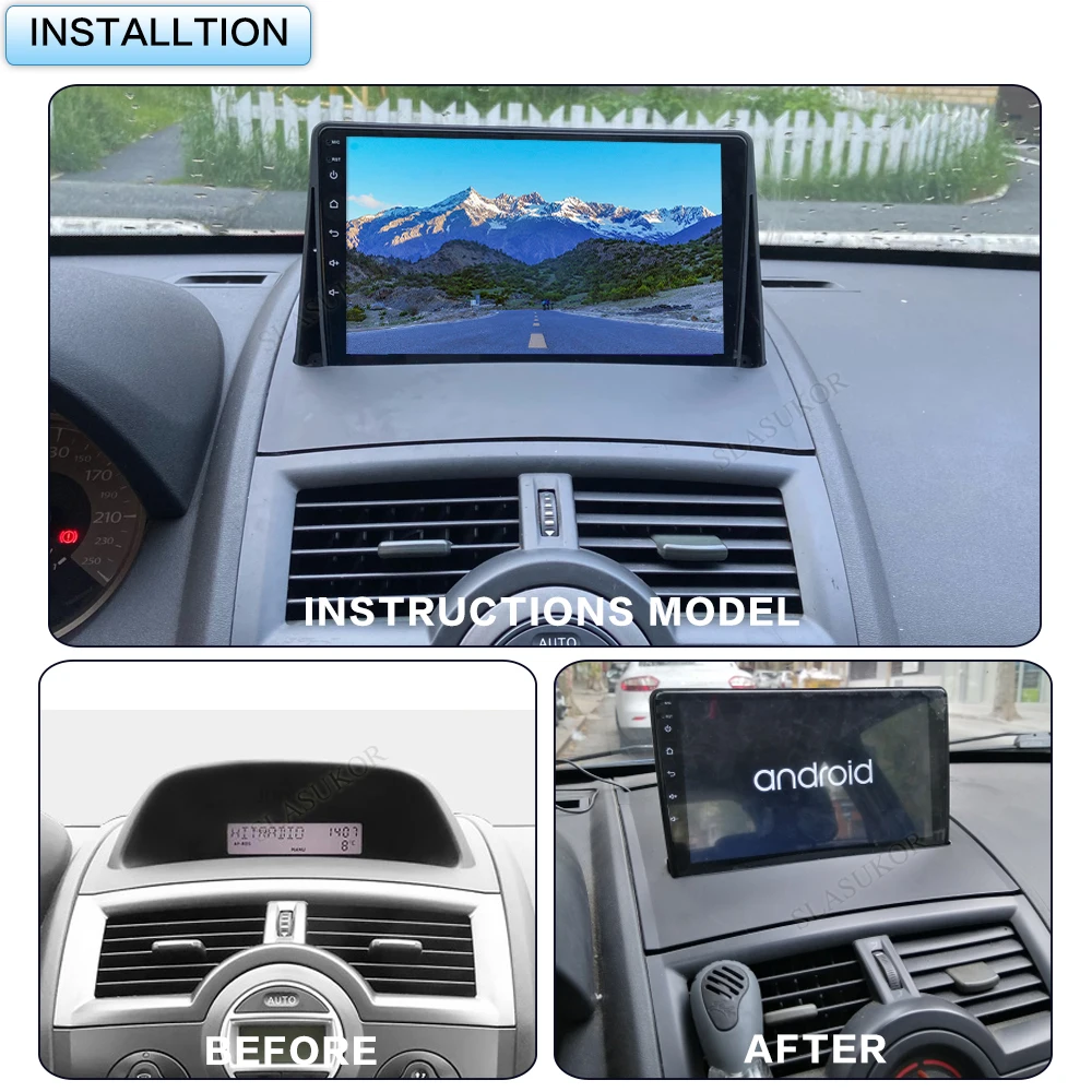 9 Inch For Renault Megane 2 2002- 2009 Android Car Radio Multimedia Video Player Car Audio Stereo Player Car Navigation Radio