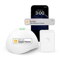 Meross HomeKit WiFi Smart Water Leak Sensor Wireless Detector Water leakage Alarm Security Work with Alexa SmartThings