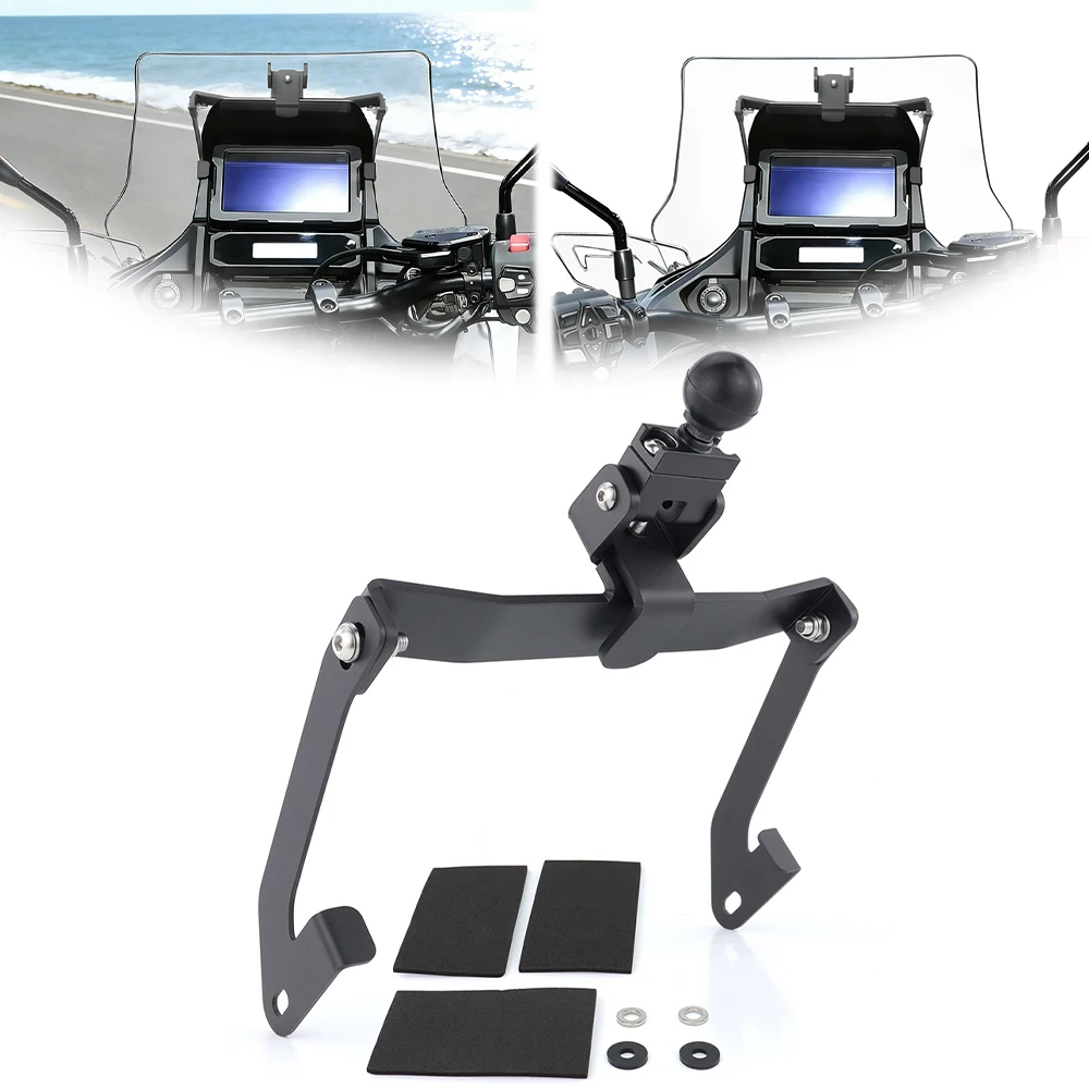 オートバイ-gps-マウントアルミナビゲーションブラケットアダプター電話ホルダーブラケット-nt1100-2025-2026-nt-1100-ホンダ用