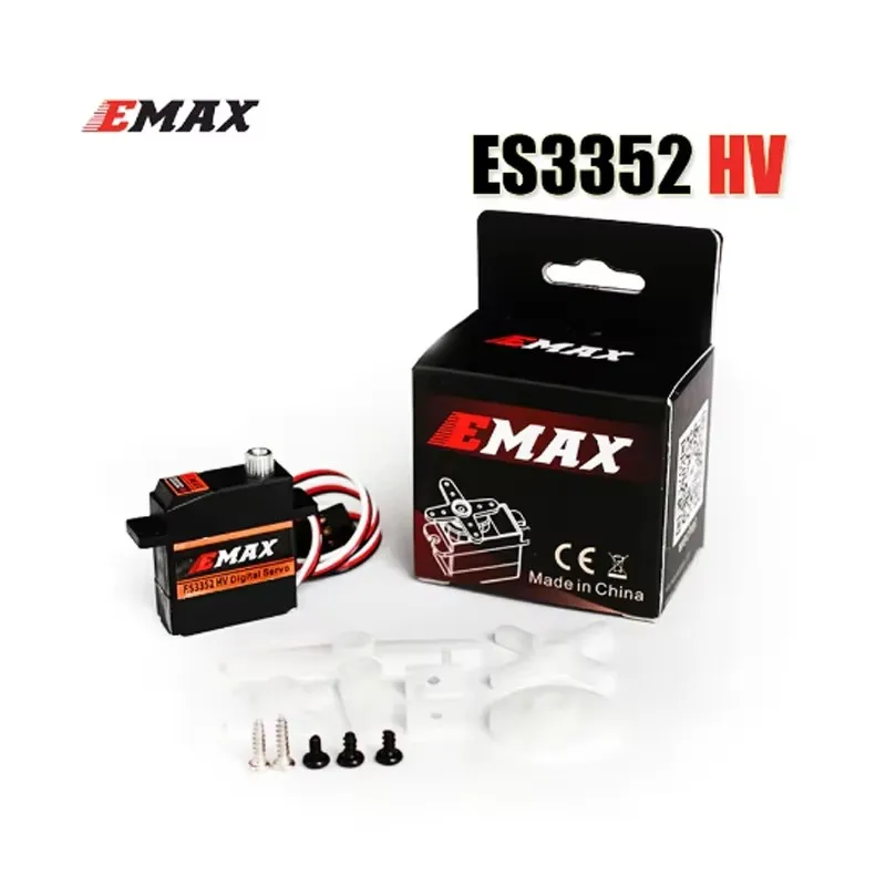 EMAX ES3352 HV multifuncional de alta tensão 12G Metal Gear Servo padrão digital para carro RC robô avião drone