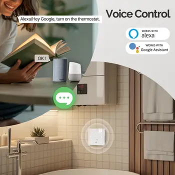 Tuya Inteligentní podlahové vytápění Wifi termostat pro vodu v místnosti Dálkový ovladač Google Home\Alex 10 nejlepší prodej nástěnný termostat ebus - №7