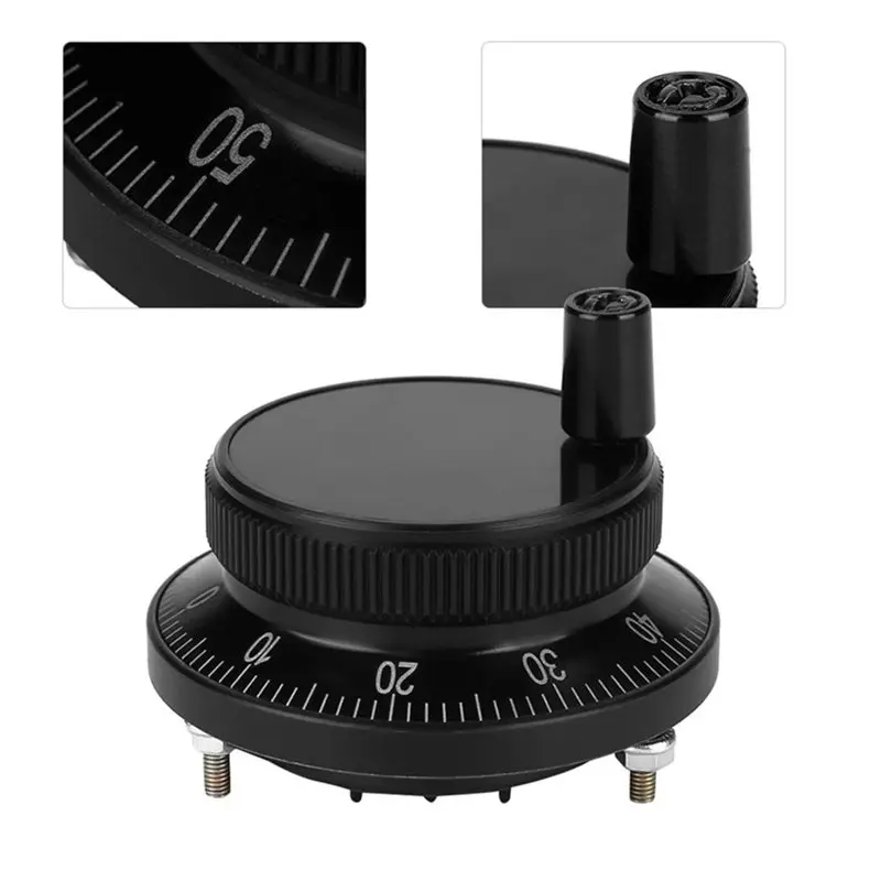 AB47-CNC Controller, Terminal Pulser Handwheel, 5V 60MM Rotary Encoder For Manual Pulse Input Type CNC Or Milling Machine