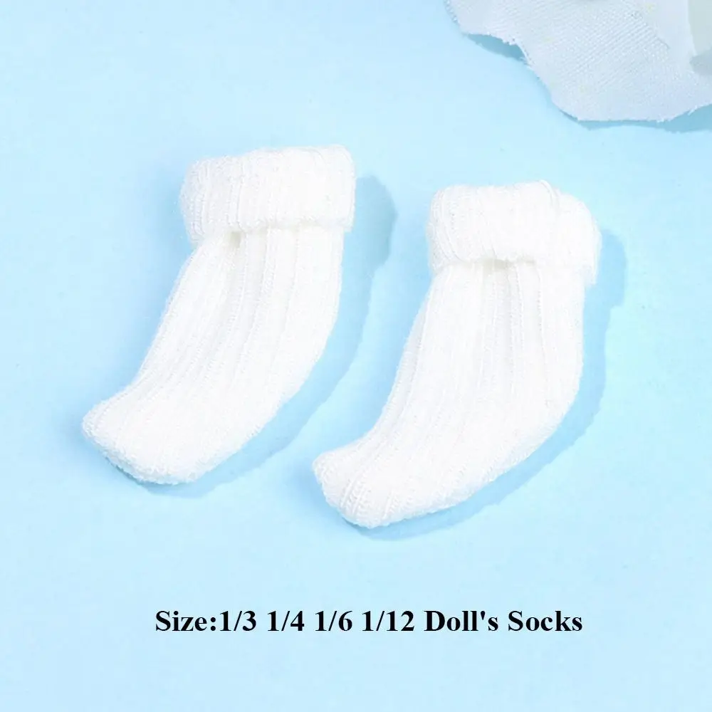 New Multistyles Stripe Doll Socks Cute Mini Ob11 Doll Stocking Dollhouse Decoration For 1/3 1/4 1/6 1/12 Dolls