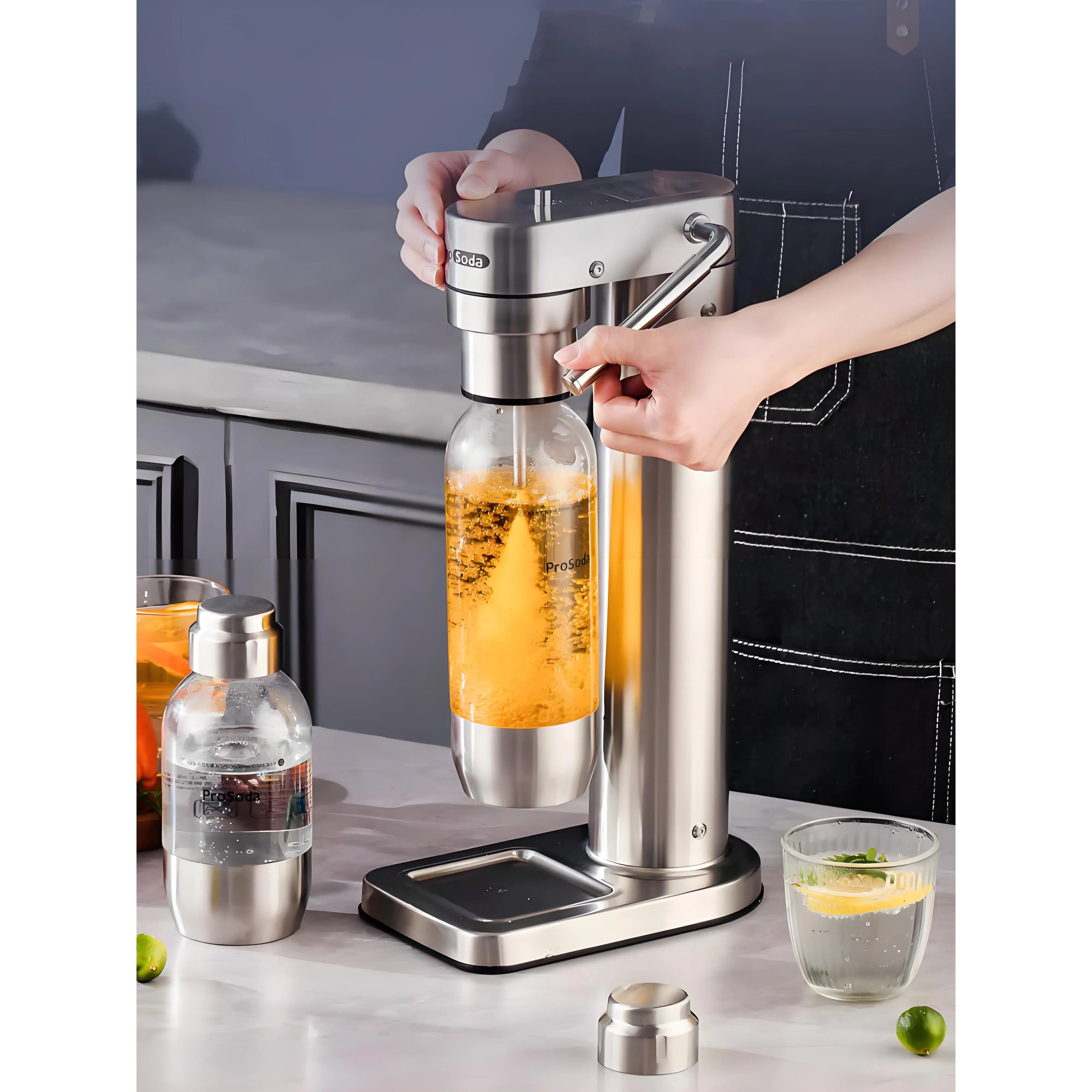 

Commercial Gas Injecting Sparkling Soda Water Machines with Automatic Deflation Function Home Cola Soft Drink Machines