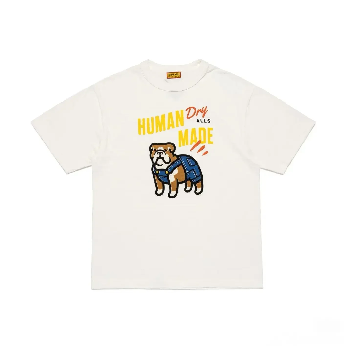 2026 Human Made Mens Womens Cartoon T Shirt Slub Cotton Loose Fit Breathable Summer