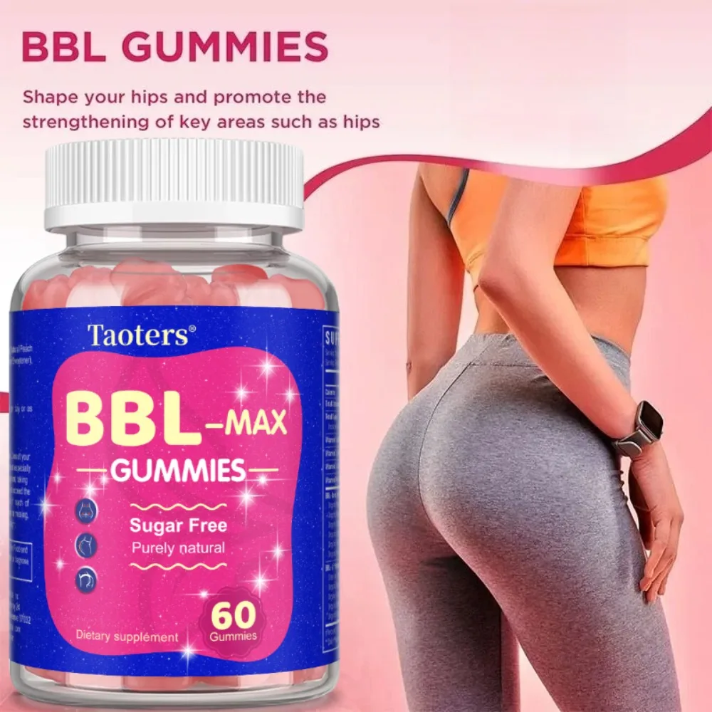 BBL Gummies - Promotes Hip Growth, Enhances Natural Curves, Balances Hormones, and Improves Vitality Support