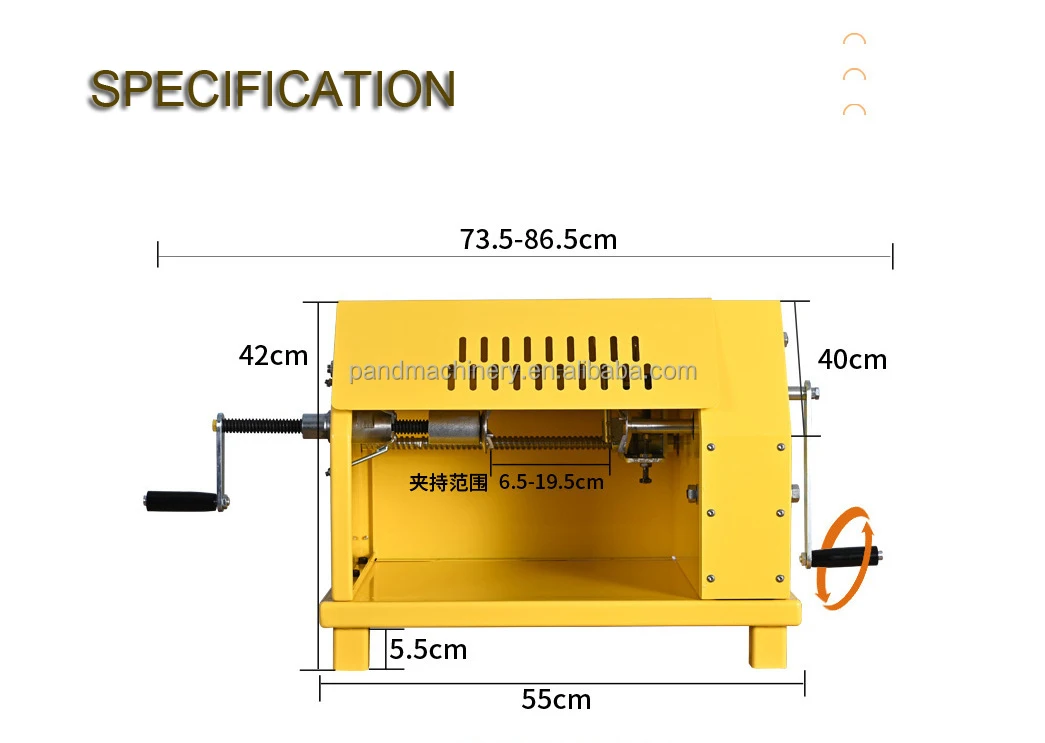 Manual Pineapple   Peeling Machine/Hand Crank Pineapple Peeling Machine