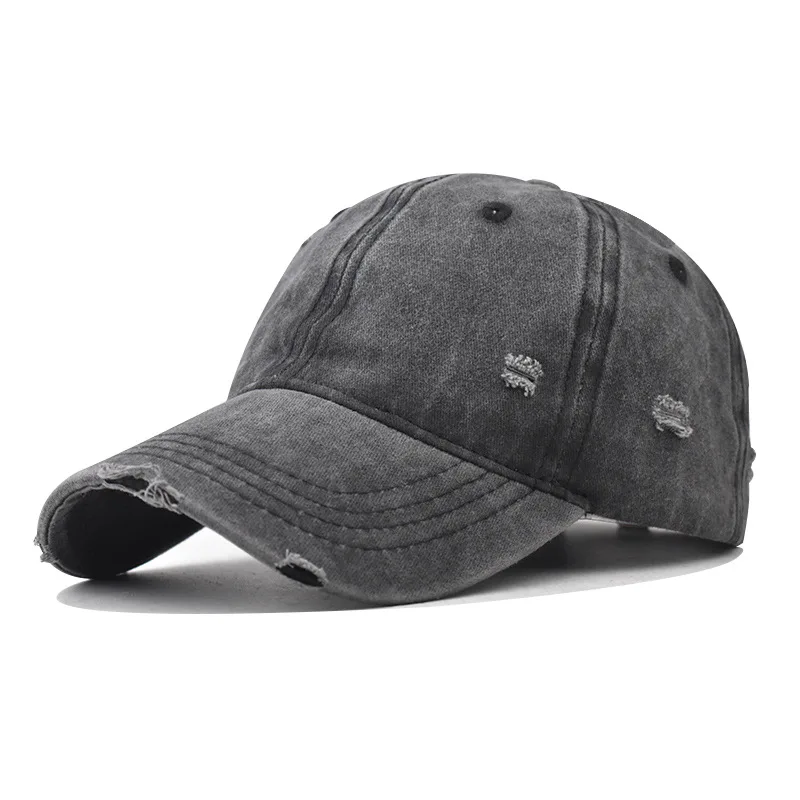 

Retro Solid Color Washable Baseball Cap Summer New Women Men Hats Sunscreen Hats Cotton Outdoor Sport Running Visor Casual Cap