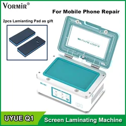 Uyue Q1 LCD Screen Laminating Machine With Built-in Air Compressor Vacuum Pump For Phone Flat Curve Screen in 9 inch Repair Tool