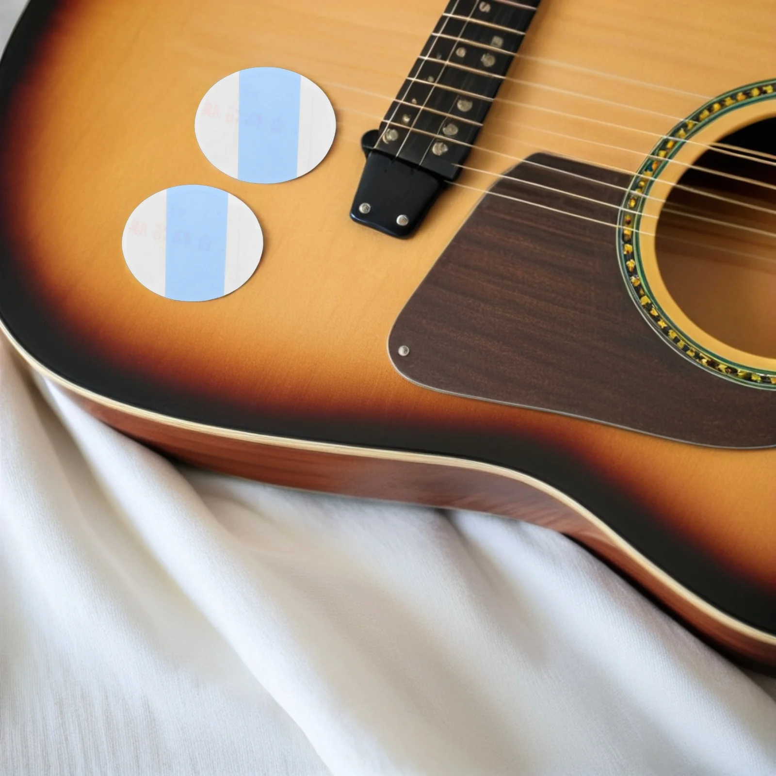 

20Pcs Flute Membrane Transparent Oval Adhesive Bamboo Film Crisp Sound Enhancer for Beginners and Professionals