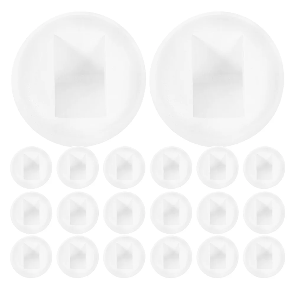 

20 шт., пленочная витрина, основа, прозрачные круглые подставки для ювелирных изделий, прочный АБС-пластик, портативный, стабильный для браслетов, часов, сережек