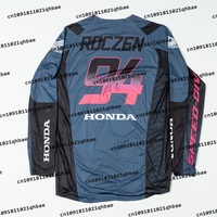 Ken Roczen2025 Super Off Road Race New Jersey Men Women Ken Roczen Long Sleeve Motorcycle T-Shirt No.94 Retro Breathable Quick D