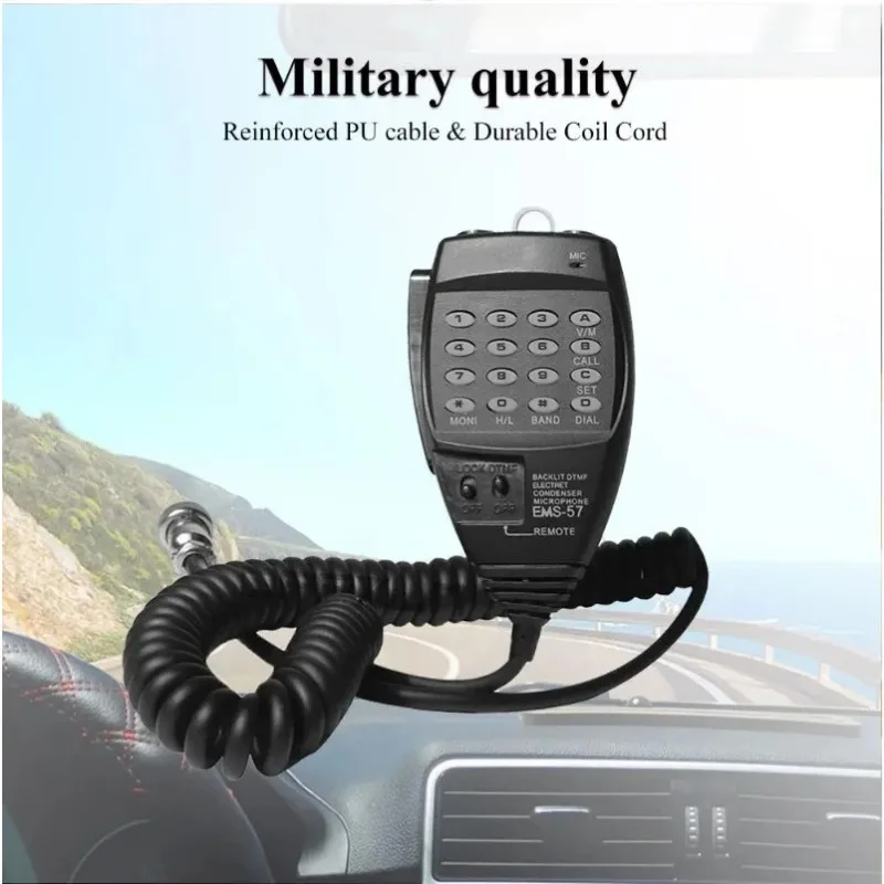 

EMS-57 DTMF 8Pin PTT Heavy Duty Speaker Microphone for Alinco DR-03T DR-06T DR-435 DR-135 DR-635 DR-135T DR-235E DR-235 Radio