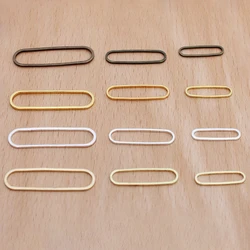 20pcs Metal Oval Hollow Frame Charms Pendant Earrings Bracelet Necklace Connectors for DIY Jewelry Making Findings Wholesale