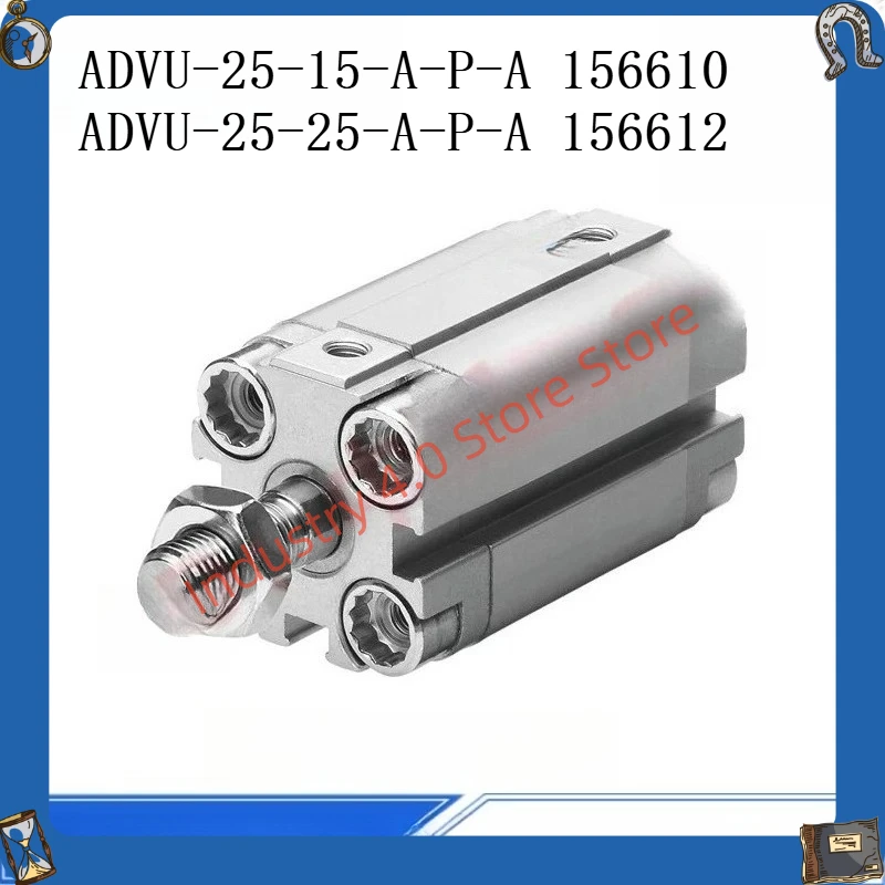 

Компактный цилиндр ADVU-25-15/25-A-P-A 156610 156612, новый, двойного действия