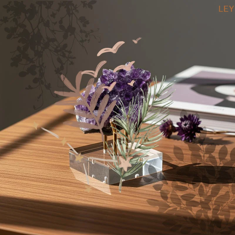 Acrylic Crystal Ball Jewelry Stand Transparent Sphere Display: Photo Props Holder