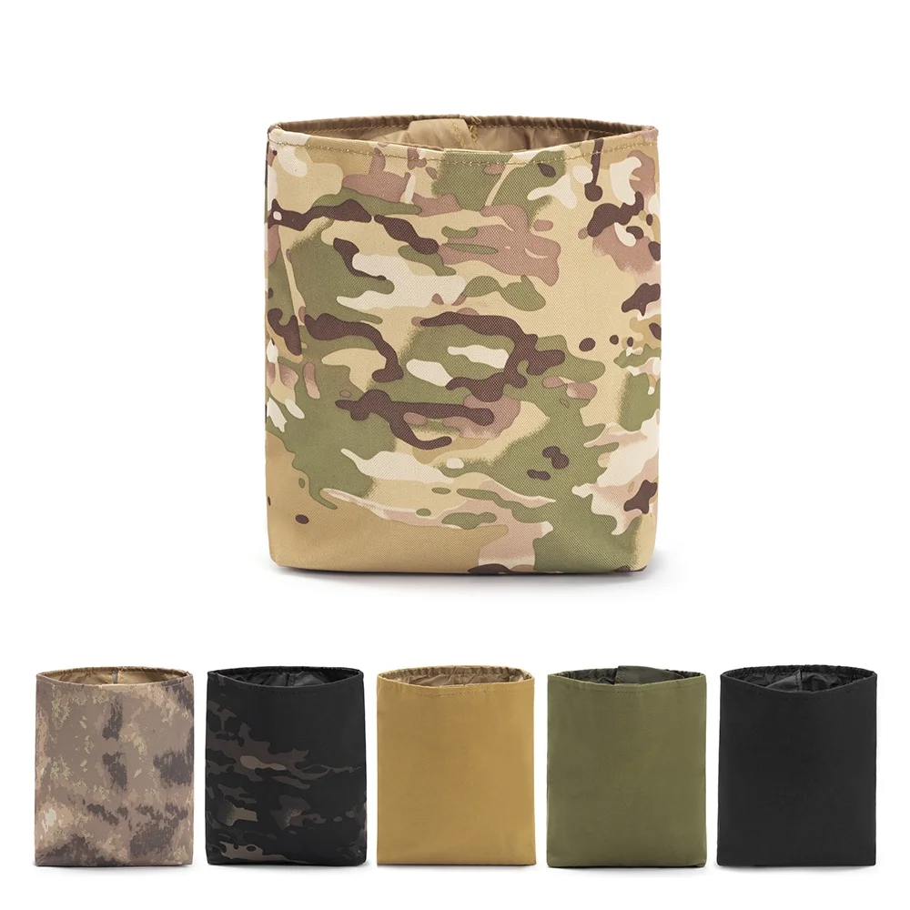 กระเป๋าใส่แม็กกาซีนแบบพับได้ Molle สำหรับกิจกรรมกลางแจ้ง เดินป่า ล่าสัตว์ อุปกรณ์เสริมพับเก็บได้ ซองใส่แม็กกาซีนปืนของเล่น กระเป๋าคาดเอว EDC