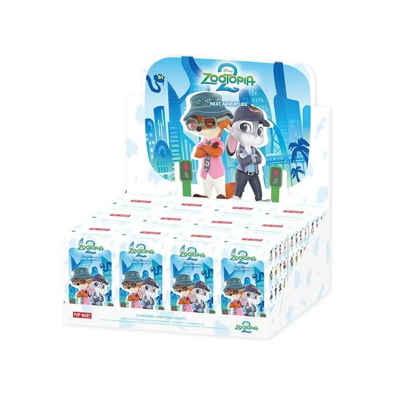 

Original PopmartZootopia Crazy Continuation Series Figurine Blind Box Ornament CuteAnime Action Collection Surprise Gifts