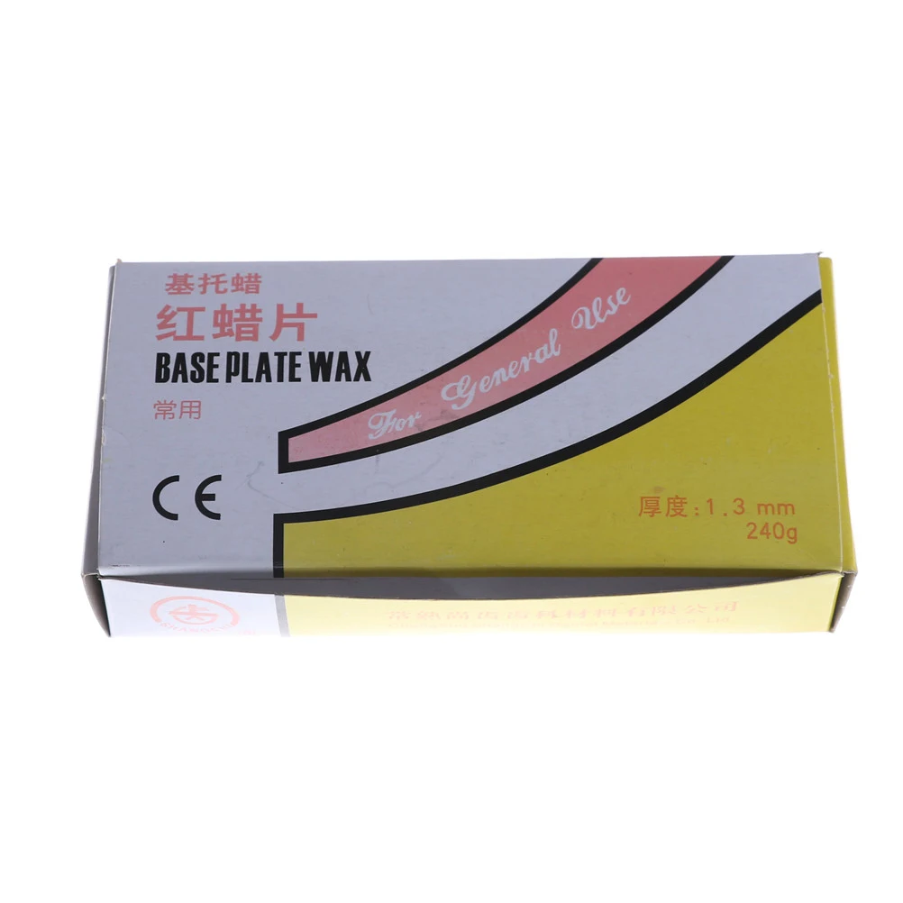 20 Sheets/box Dental Lab Base Plate Red Utility Wax Dental Supplies Equipment