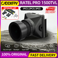 Caddx Ratel PRO FPV Camera 1500TVL 16:9/4:3 NTSC/PAL FOV125° Blacklight Night Camera For FPV Drone Quadcopter CADDXFPV In Stock 