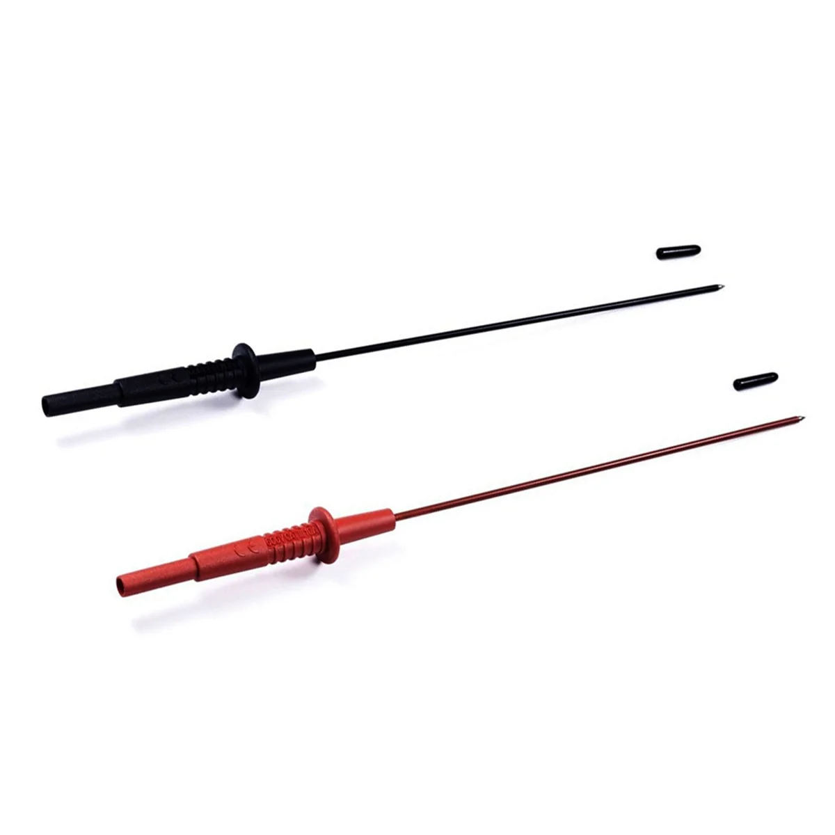 

A002 600V10A Multimeter Test Leads Cable Back Probe Tip 4mm Interface Length 24 Centimeters