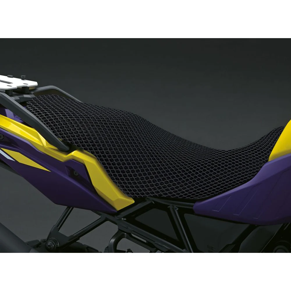 Penutup kursi sepeda motor, untuk SUZUKI V-STROM 800 V STROM 800DE vstrom 800de pelindung kursi 3D aliran udara