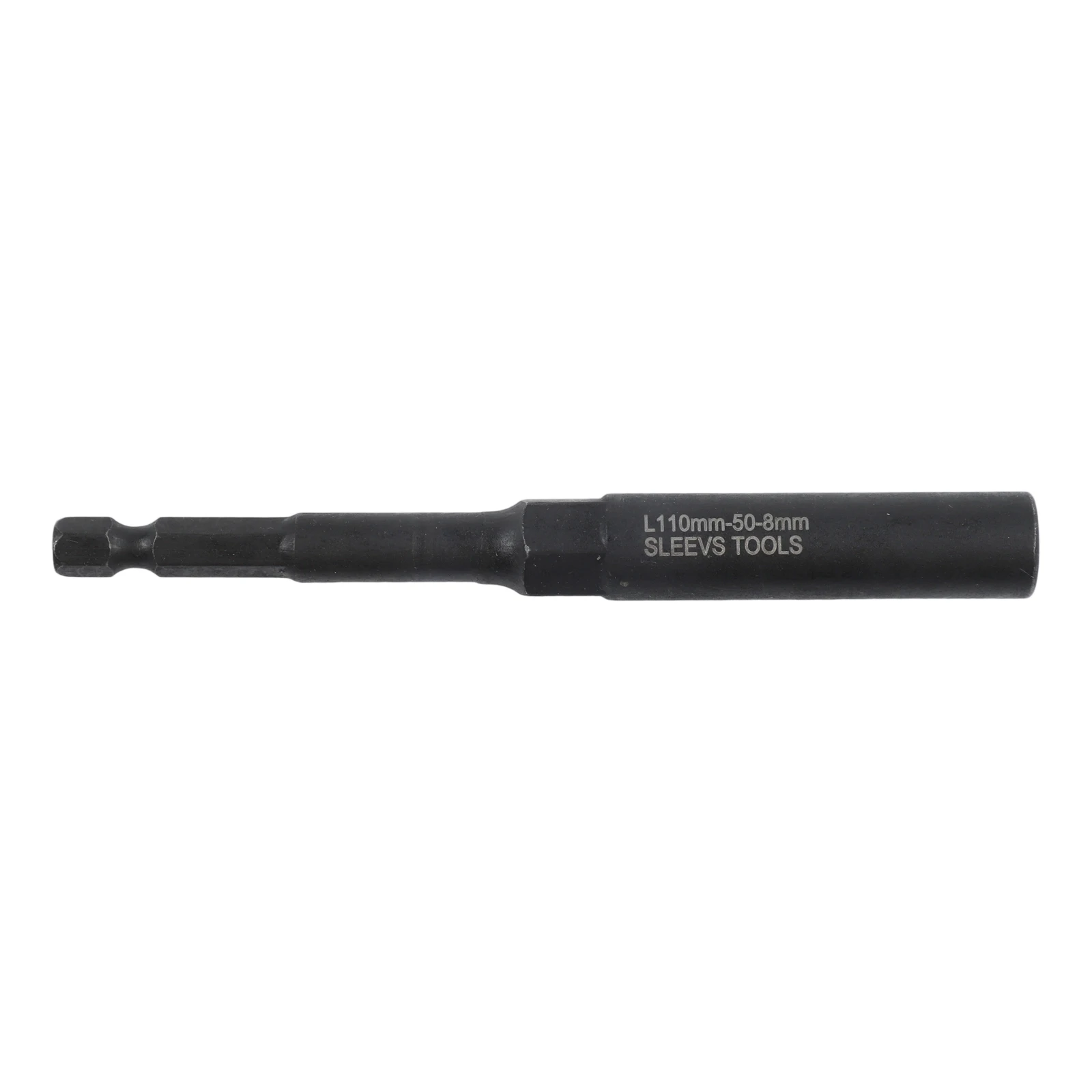 Deep Socket Adapter 110mm Length for Hex Nut Drivers Used in Carpentry Auto Parts Installation Machine Repair and Construction