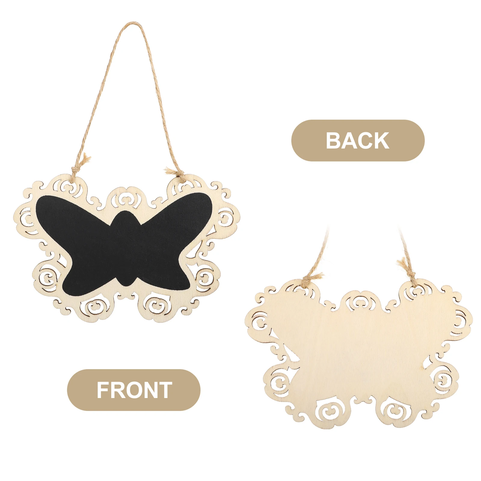 4 قطعة سبورة خشبية معلقة قابلة للكتابة قابلة للمسح وقابلة لإعادة الاستخدام لوحات رسائل لقائمة الجدول الزمني ملاحظات السبورة لوحة معلقة