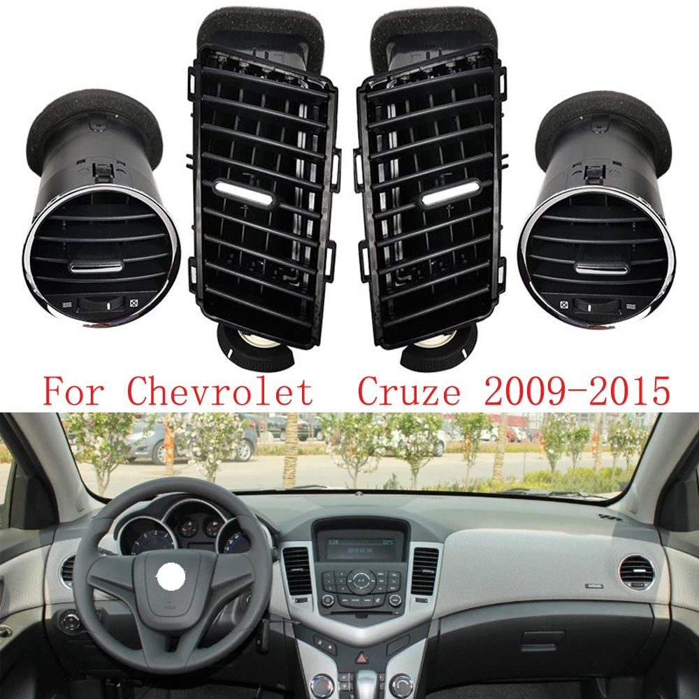 

HUIYAN For Chevrolet Cruze 2009-2015 air conditioning outlet accesorios Air Condition Outlets Air Vent Dashboard Panel grille