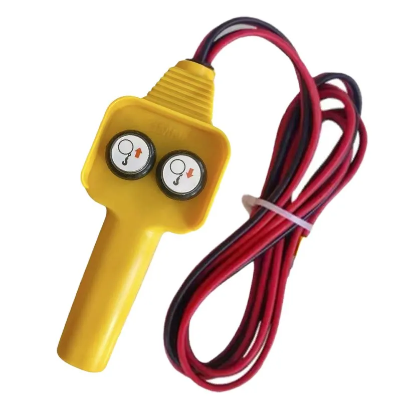 Car crane handle switch 12V/24V electric winch hoist small crane up and down button remote control
