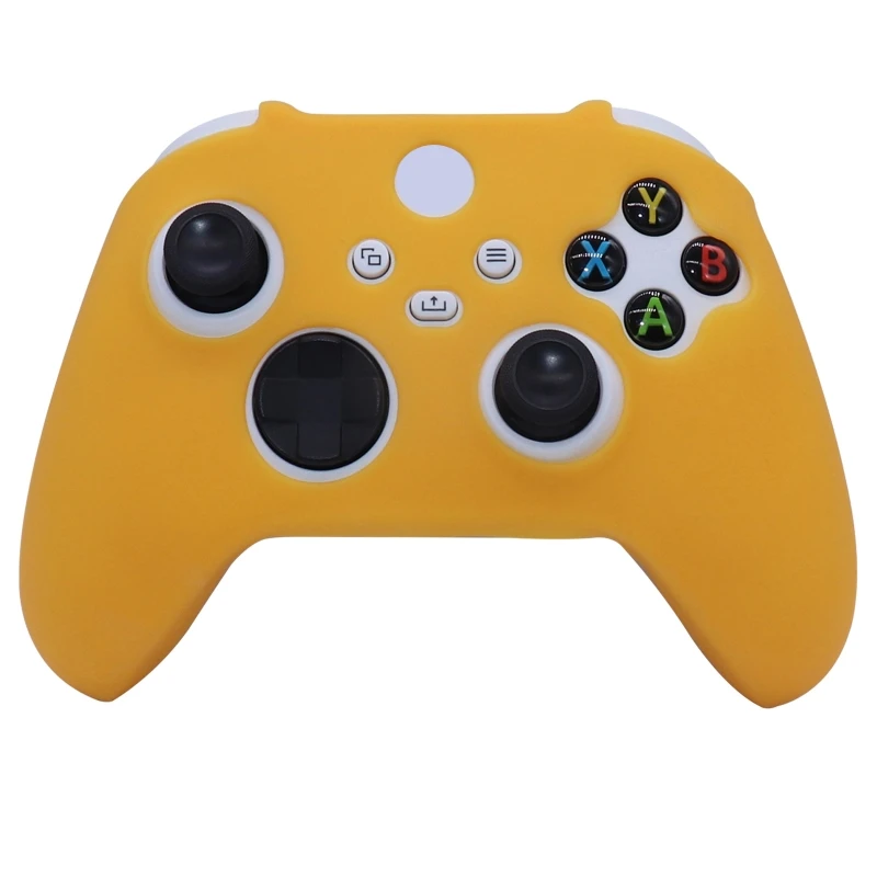 مكافحة زلة غطاء من السيليكون ل Xbox سلسلة X S تحكم الجلد وحدة التحكم غمبد عصا التحكم الغطاء الواقي حالات الملحقات
