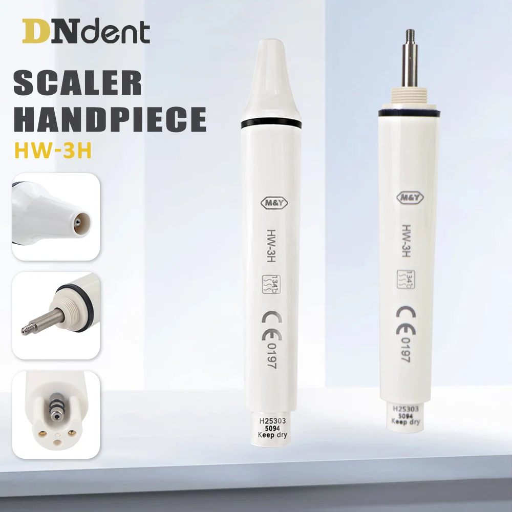 Dental Ultrasonic Scaler Handpiece HW‑3H Detachable Piezo Scaler Handle Autoclavable Dental Clinic Teeth Cleaning Instrument