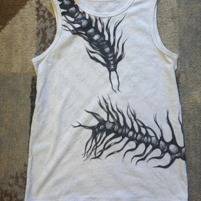 Camisole gothique Punk Vintage pour bébé, t-shirt Grunge pour femme, Corset Emo girl, débardeur Y2k, vêtements imprimés graphiques esthétiques, hauts courts