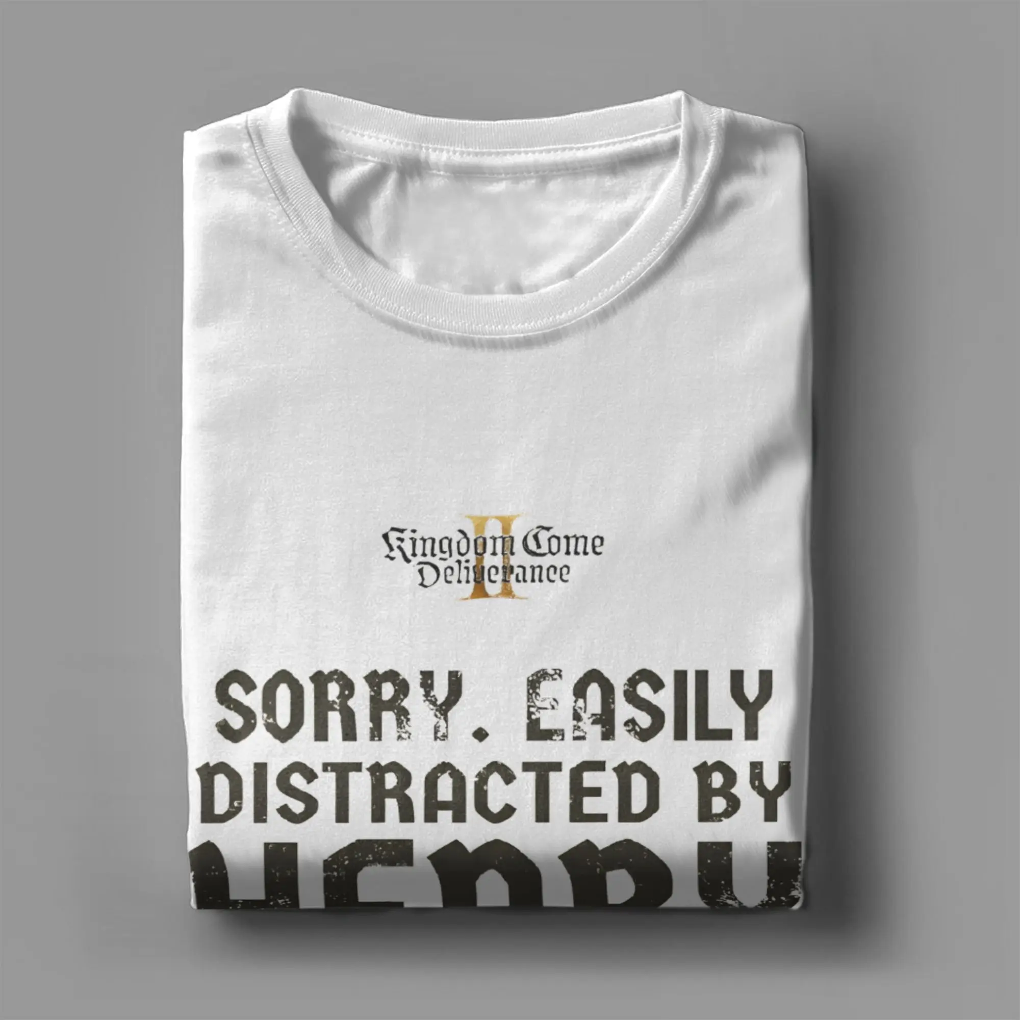 تي شيرت كاجوال Kingdom Come Deliveryance II للجنسين برقبة دائرية وأكمام قصيرة ملابس صيفية قطنية #4