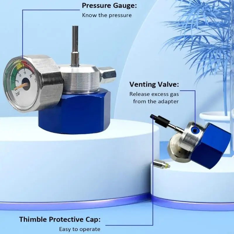 2025 بروبان جديدة مناسبة مع ملمس معدني لقياس الضغط لشواية مقطورة السفر