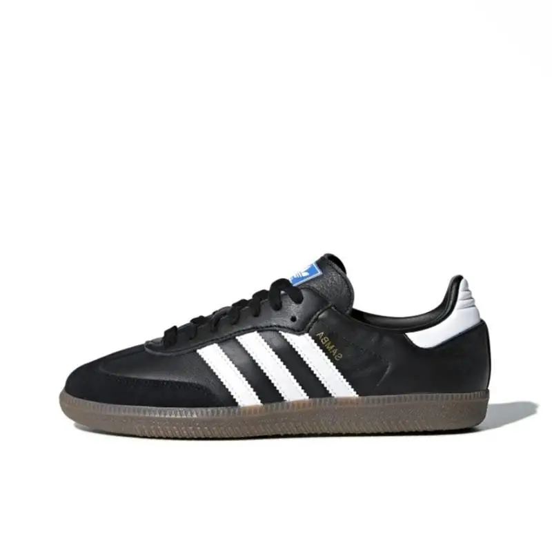 adidas originals Samba series Vegan synthetic leather non-slip shoes for men and women, low top, shock absorption, casual